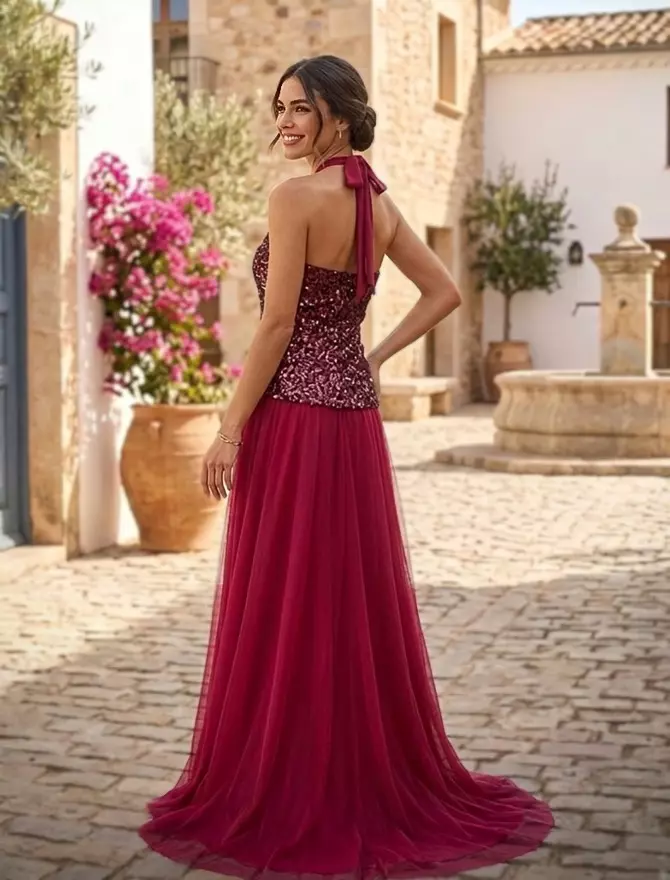 vestido aroa espalda